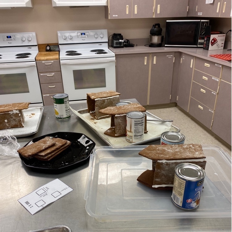 FCS class making ginger bread houses