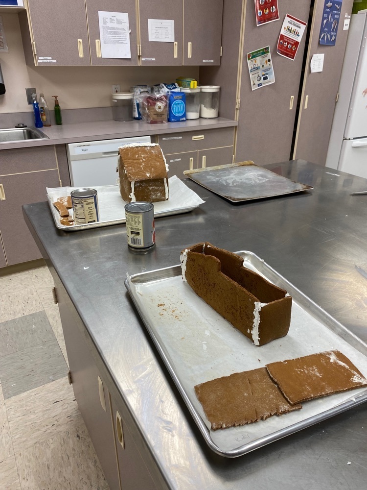 FCS Class making Ginger bread houses