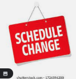 Schedule Change