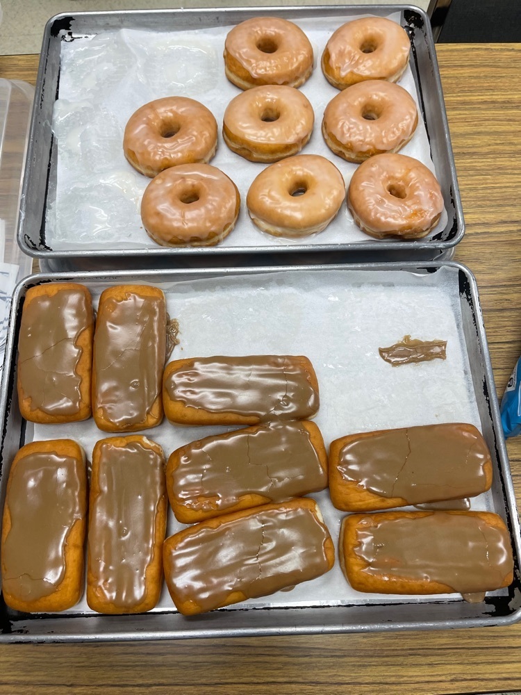 doughnuts provided by Ampride in Oxford.