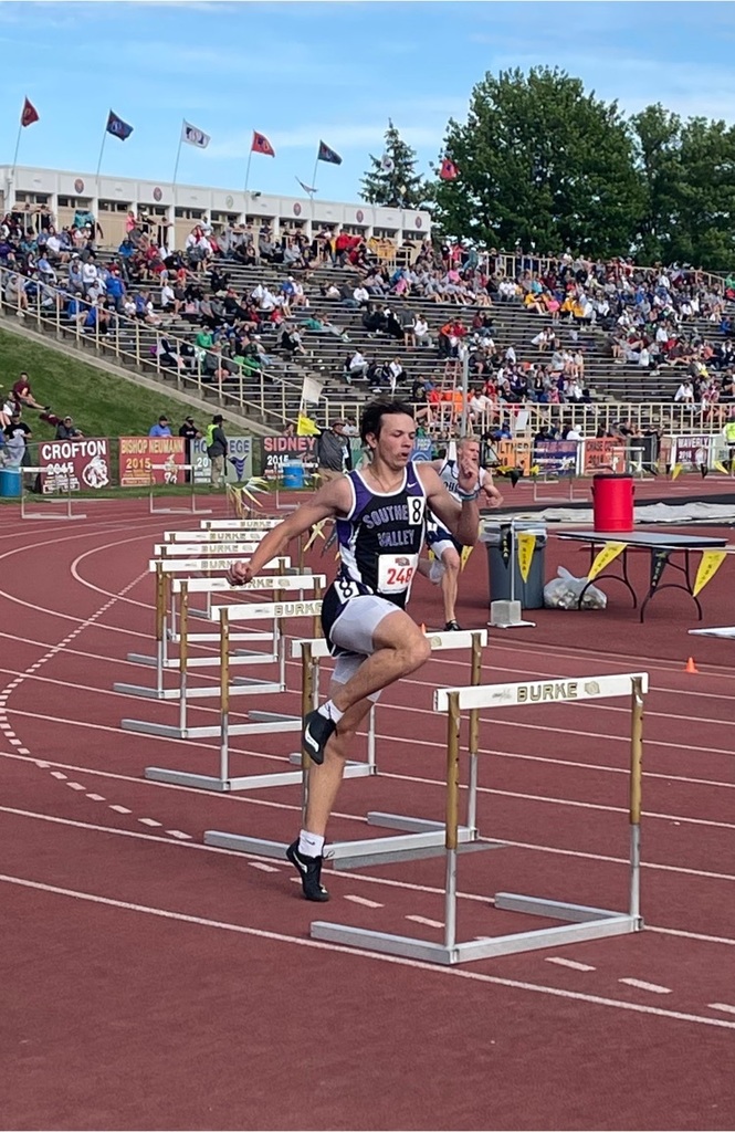 Mitch at State Track.